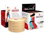 Лента эластичная для тела, BBalance Tape (BBTape) (ББаланс тейп (БиБи тейп)) р. 5мх5см Кинезио-тейп лимф нестерильный перфорированный на клеевой основе бежевый