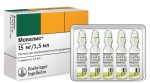 Мовалис, раствор для внутримышечного введения 15 мг/1.5 мл 1.5 мл 5 шт ампулы