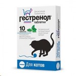 Гестренол, 0.4 мг+0.02 мг 10 шт для котов