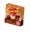 Презервативы гладкие, I Love You (Ай Лав Ю) 3 шт с ароматом шоколада