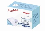 Лейкопластырь стерильный, Докапласт р. 5смх7см 50 шт антимикробный на нетканой основе с мирамистином