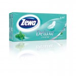 Платки носовые одноразовые, Zewa (Зева) 10 шт Софт ментол