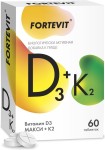 Фортевит Витамин D3 Макси + К2, таблетки 2000МЕ 60 шт