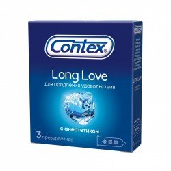 Презервативы Contex лонг лав продлевающие половой акт 3 шт.