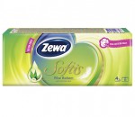 Платки носовые одноразовые, Zewa (Зева) 90 шт Софт алоэ