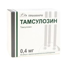 Тамсулозин капс. с пролонг. высвоб. 0.4 мг 30 шт.